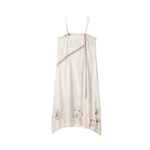 ROSEMARY EMBROIDERED SLIP DRESS