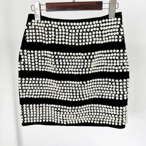 CLAUDIA PEARL BEADED SKIRT