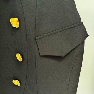 ROSE METAL BUTTONS HALTER SKIRT