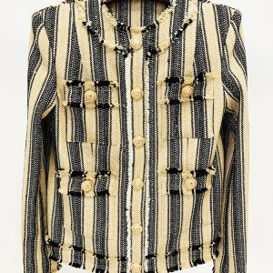 DOLLY STRIPED TWEED SHORTS