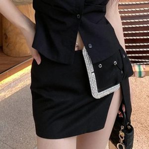 DIANA BLACK DIAMOND SKIRT